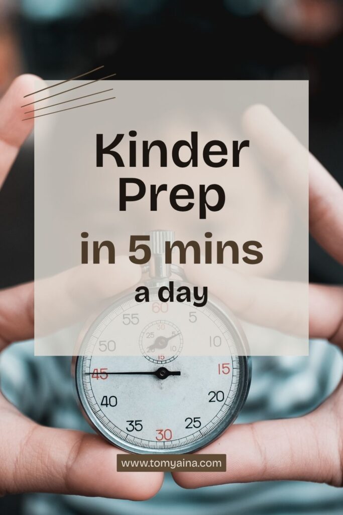 Make Kindergarten Prep simple with this five minute daily routine. Strengthen independence, listening, and early learning skills without worksheets or pressure. A gentle, practical method for moms who want to prepare their toddlers and preschoolers for school the easy way.