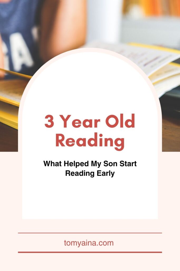 3 year old reading